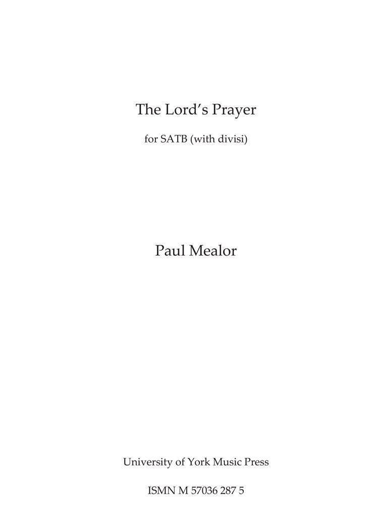 The Lord's Prayer